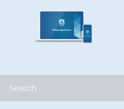 whats-new-with-philips-speechlive Suche in SpeechLive