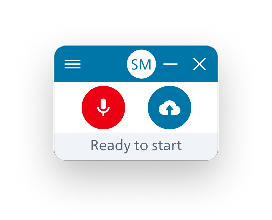 SpeechLive Direct speech recognition app