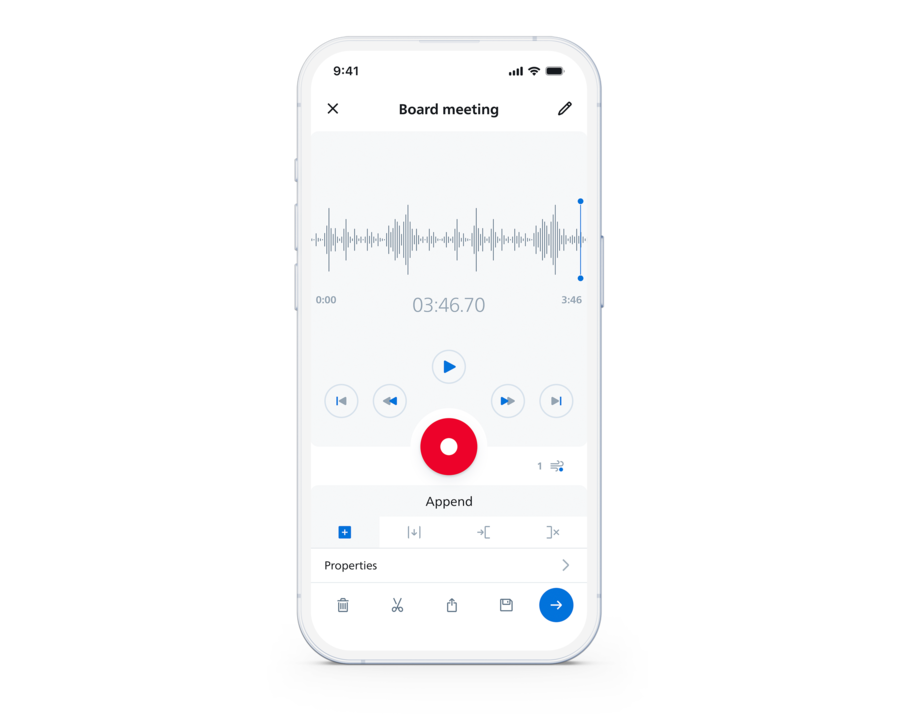 SpeechLive mobile app